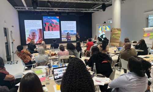 paige presenting in the innovation lab